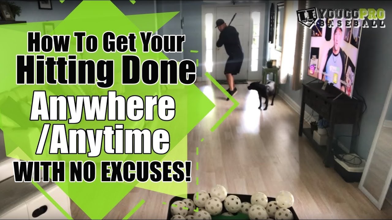 NO MORE EXCUSES!  GET YOUR HITTING DONE ANYWHERE!