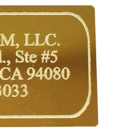 4″x2″ Solid Brass Plate