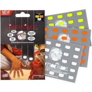 Game Sign Sticker 75 multicolored pack
