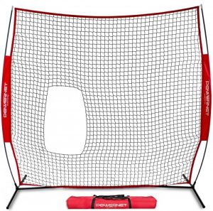 PowerNet 7×7 ft Pitch-Thru Protection Screen for Softball