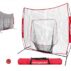 PowerNet DLX Baseball Net 7x7 - Red