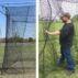 #24 Twisted Poly Batting Cage Nets Batting-Cage-Door