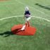 6-Inch Standard Stride Off Game Mound Red Pitcher