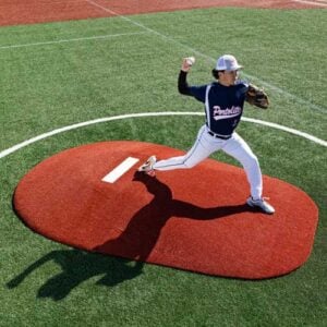 8-Inch Two Piece Game Mound Red Pitcher 4