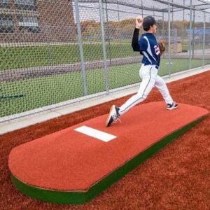 Standard One-Piece Practice Mounds Red Pitcher