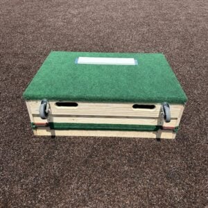 6 Inch Tall Extra Wide Portable Pitching Mound Wheels Bottom